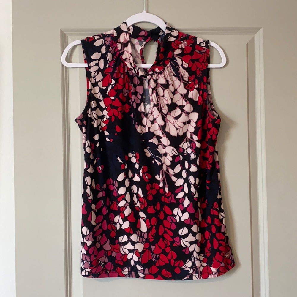 Tommy Hilfiger floral tank blouse size medium